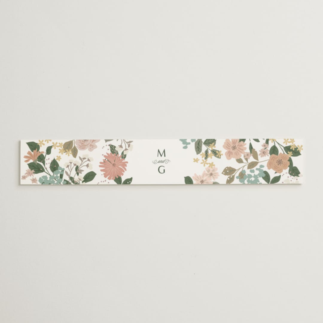 "Garden at Blue Hill" - Belly Bands in Meadow by Jennifer Wick - Assembled with Invitation