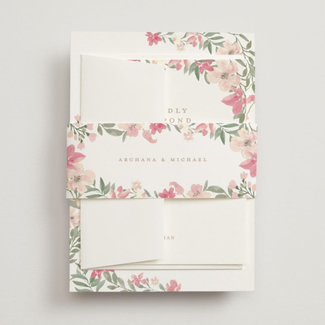 "Nilgiri" - Belly Bands in Carnation by Creo Study - Front