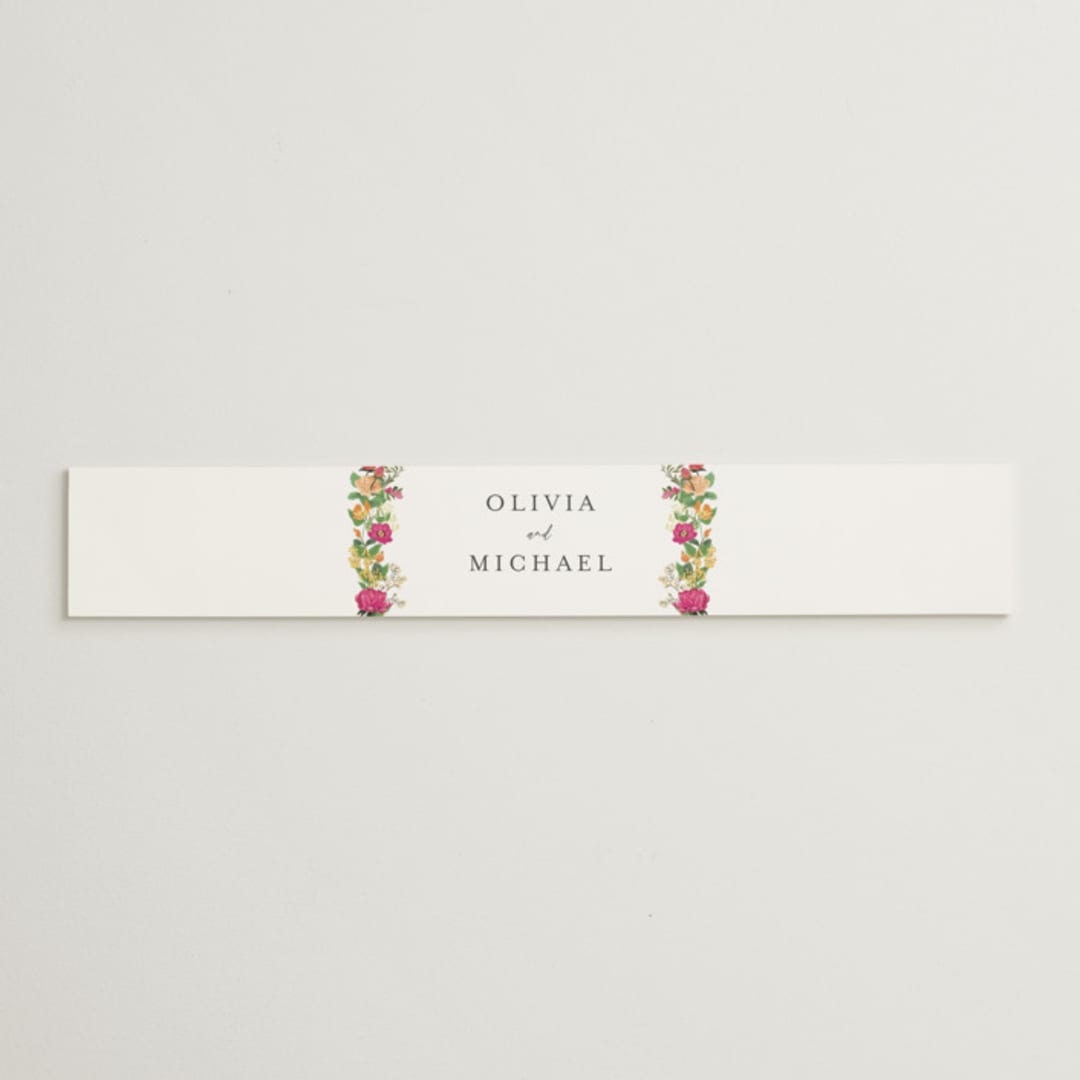 "Meadow Love" - Belly Bands in Tropical by Susan Moyal - Assembled with Invitation