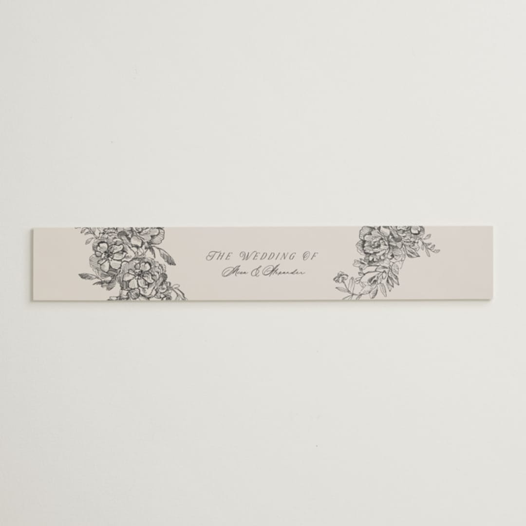"etched floral" - Belly Bands in Stone by Phrosné Barwood - Assembled with Invitation