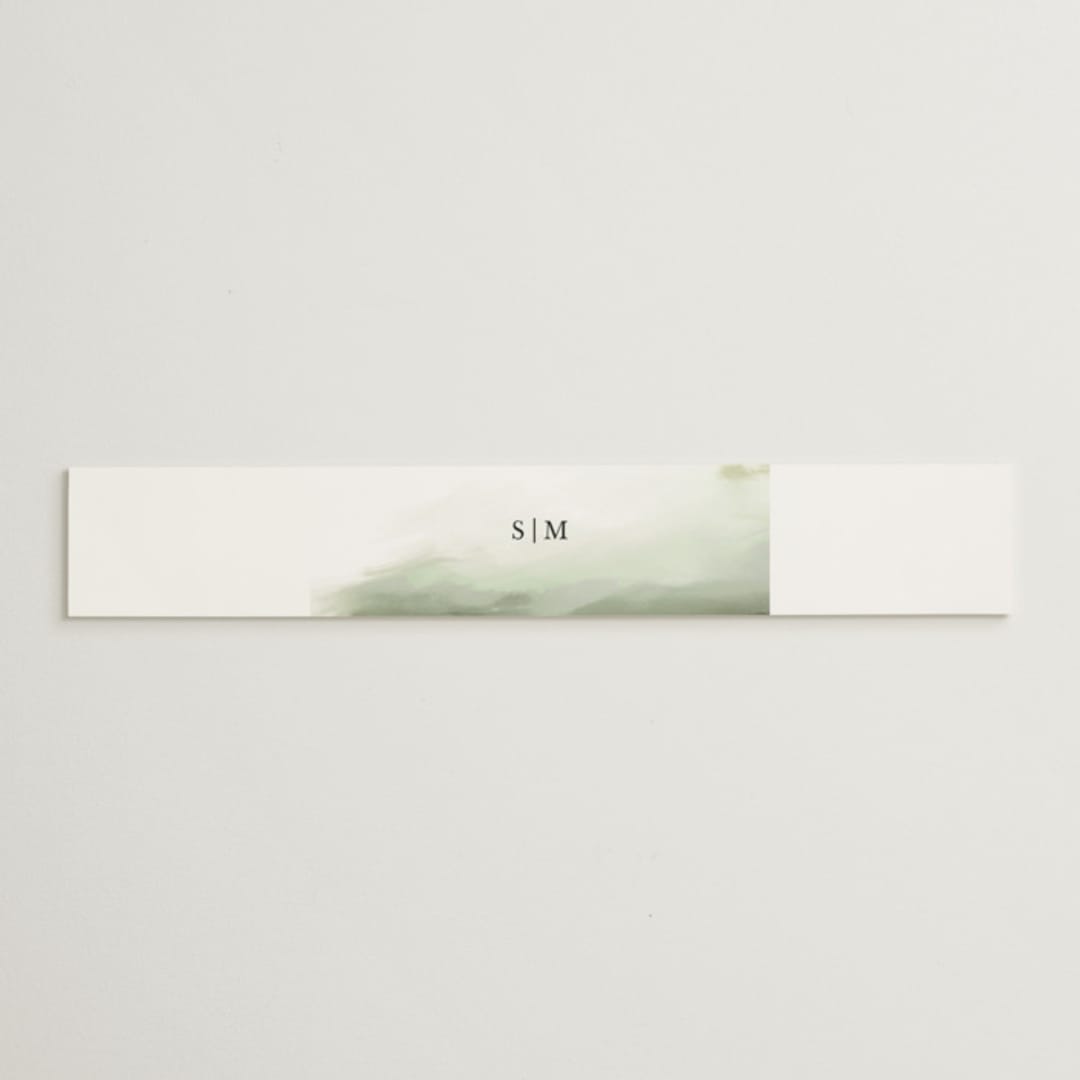 "Hillside" - Belly Bands in Moss by Hannah Williams - Assembled with Invitation