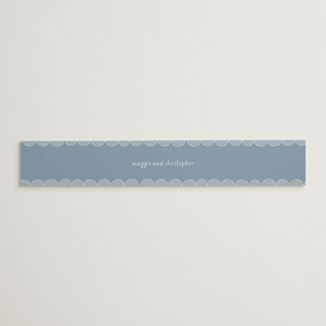 "Florence" - Belly Bands in Sky by Kelly Watkins - Assembled with Invitation