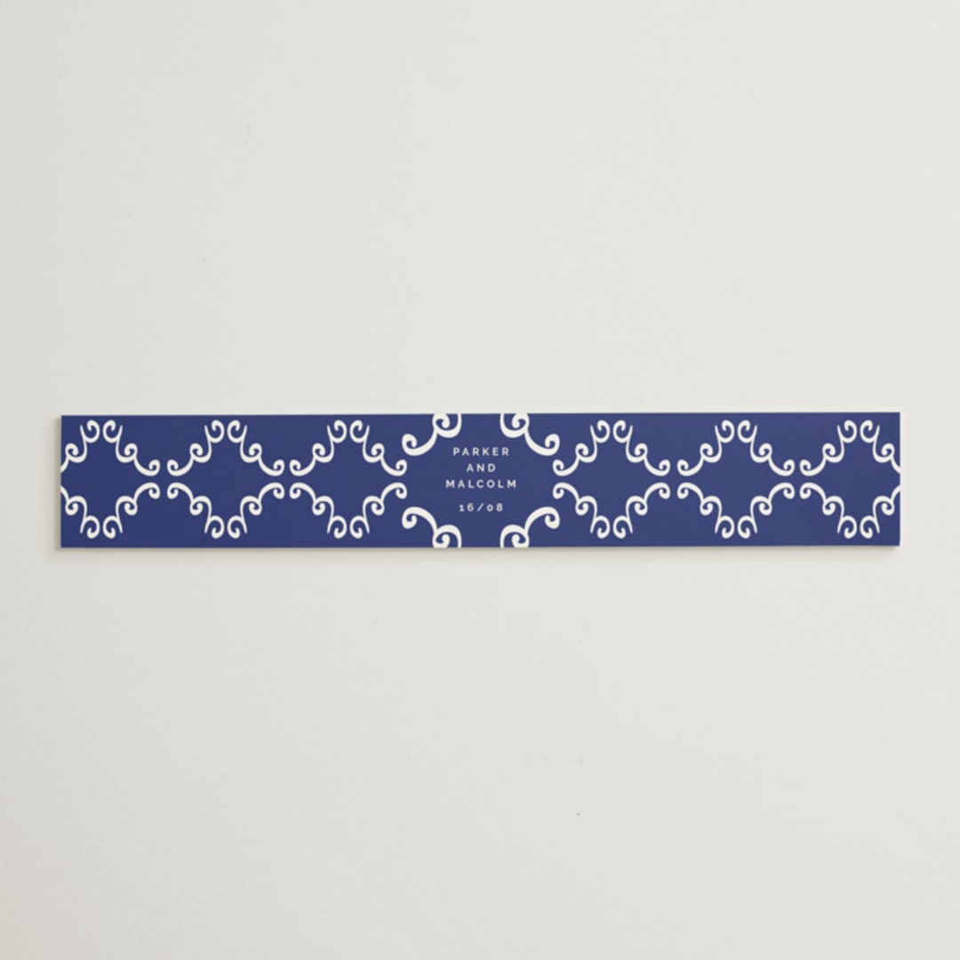 "Santorini" - Belly Bands in Cerulean by Zani van Zyl - Assembled with Invitation