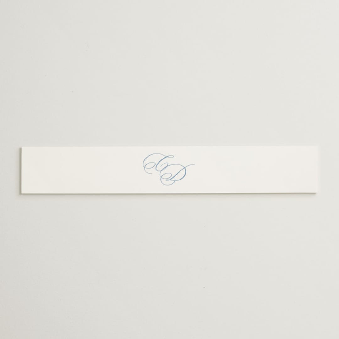 "Aristocratic" - Belly Bands in Sky by Creo Study - Assembled with Invitation