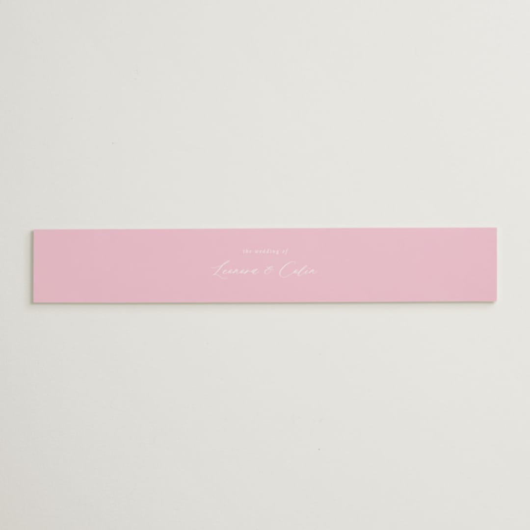 "Vintage Whimsy" - Belly Bands in Peony by Corinne Malesic - Assembled with Invitation