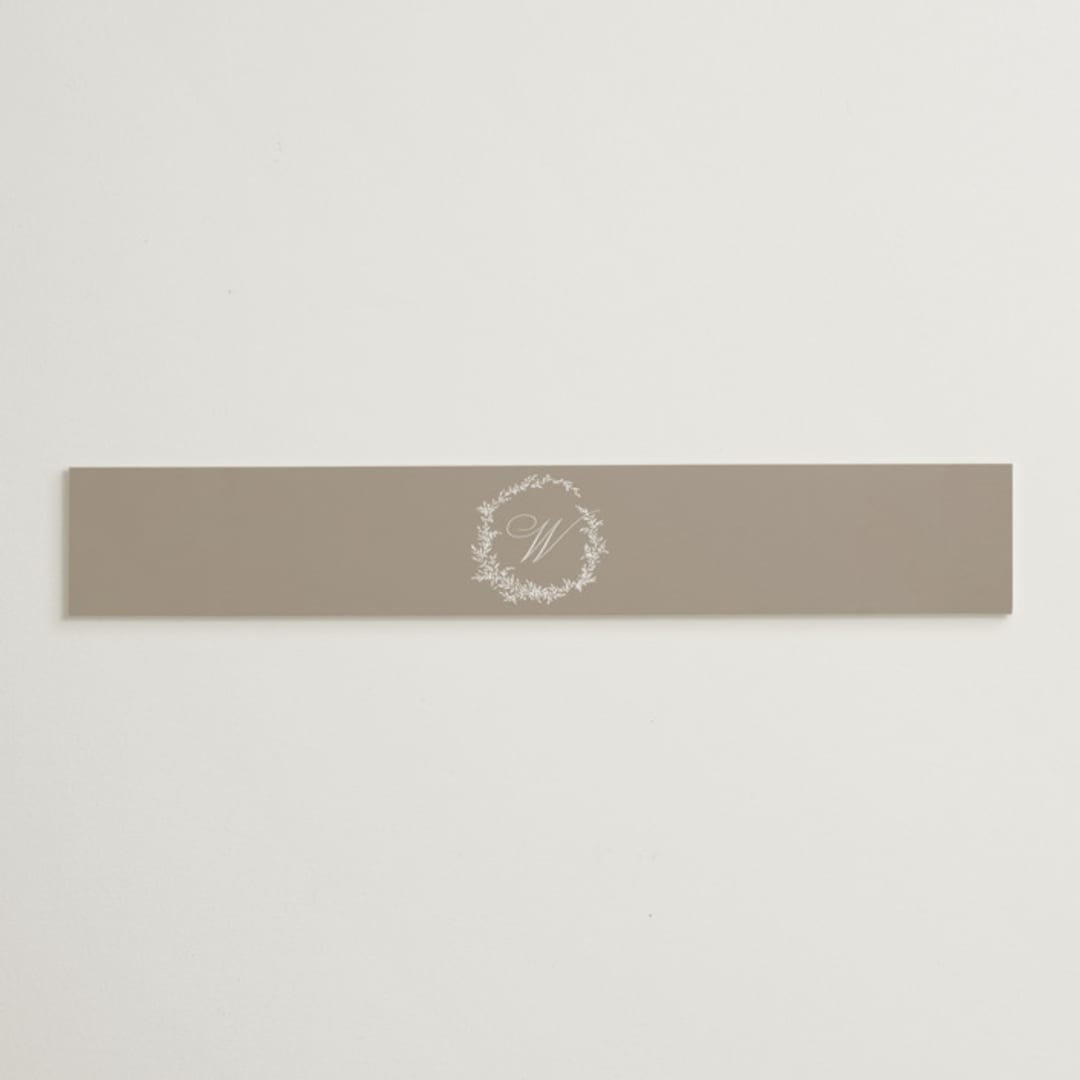 "Romantic Wreath" - Belly Bands in Chantilly by Wildfield Paper Co - Assembled with Invitation