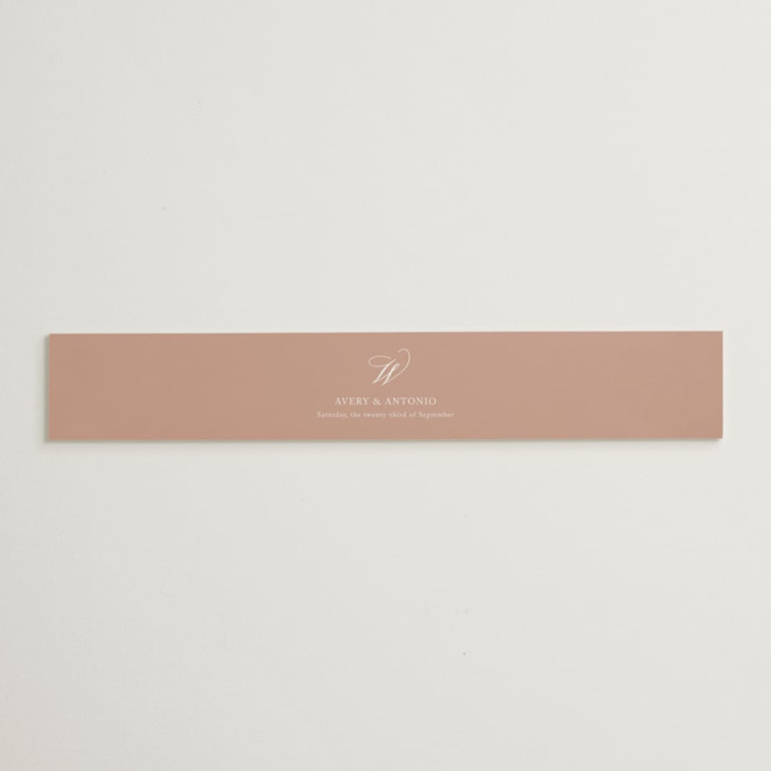 "Avery" - Belly Bands in Dusty Pink by Jennifer Postorino - Assembled with Invitation