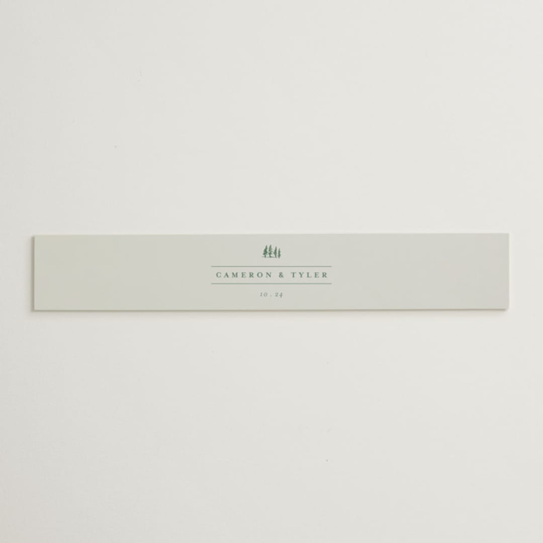 "Blue Ridge" - Belly Bands in Pine by Amy Kross - Assembled with Invitation