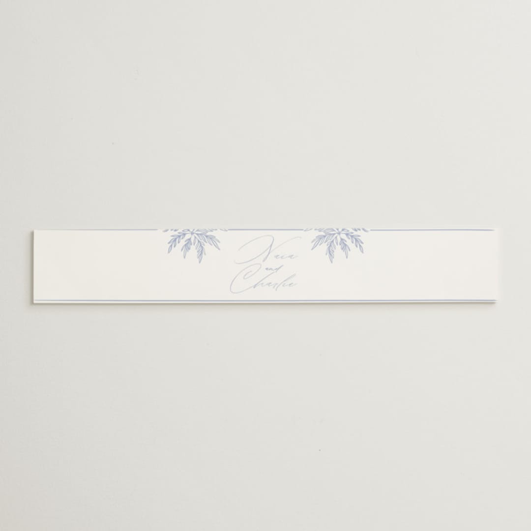 "Ocean Dreams" - Belly Bands in Pale Cerulean by Sabrin Deirani - Assembled with Invitation