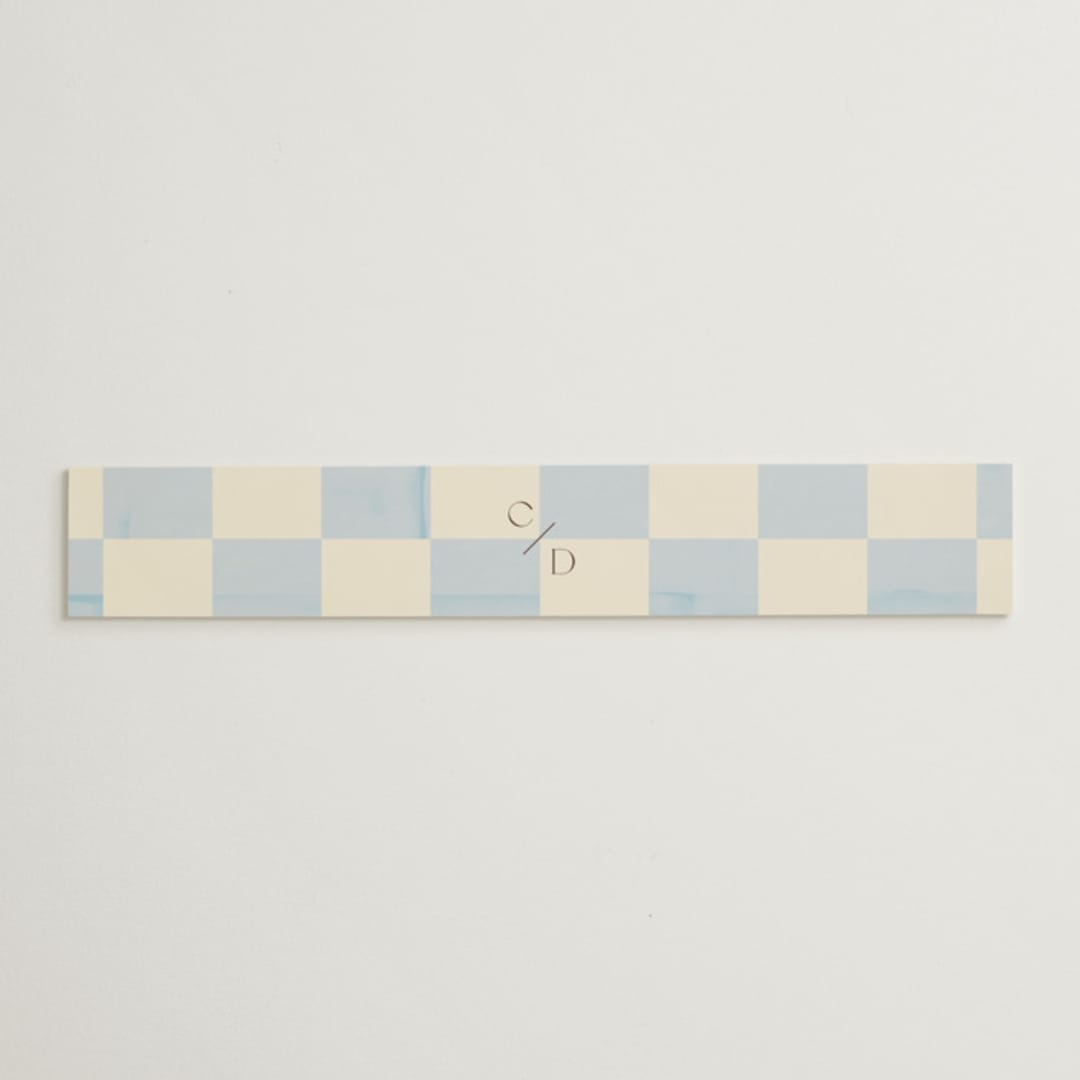 "Checker Wash" - Belly Bands in Ivory by Baumbirdy - Assembled with Invitation