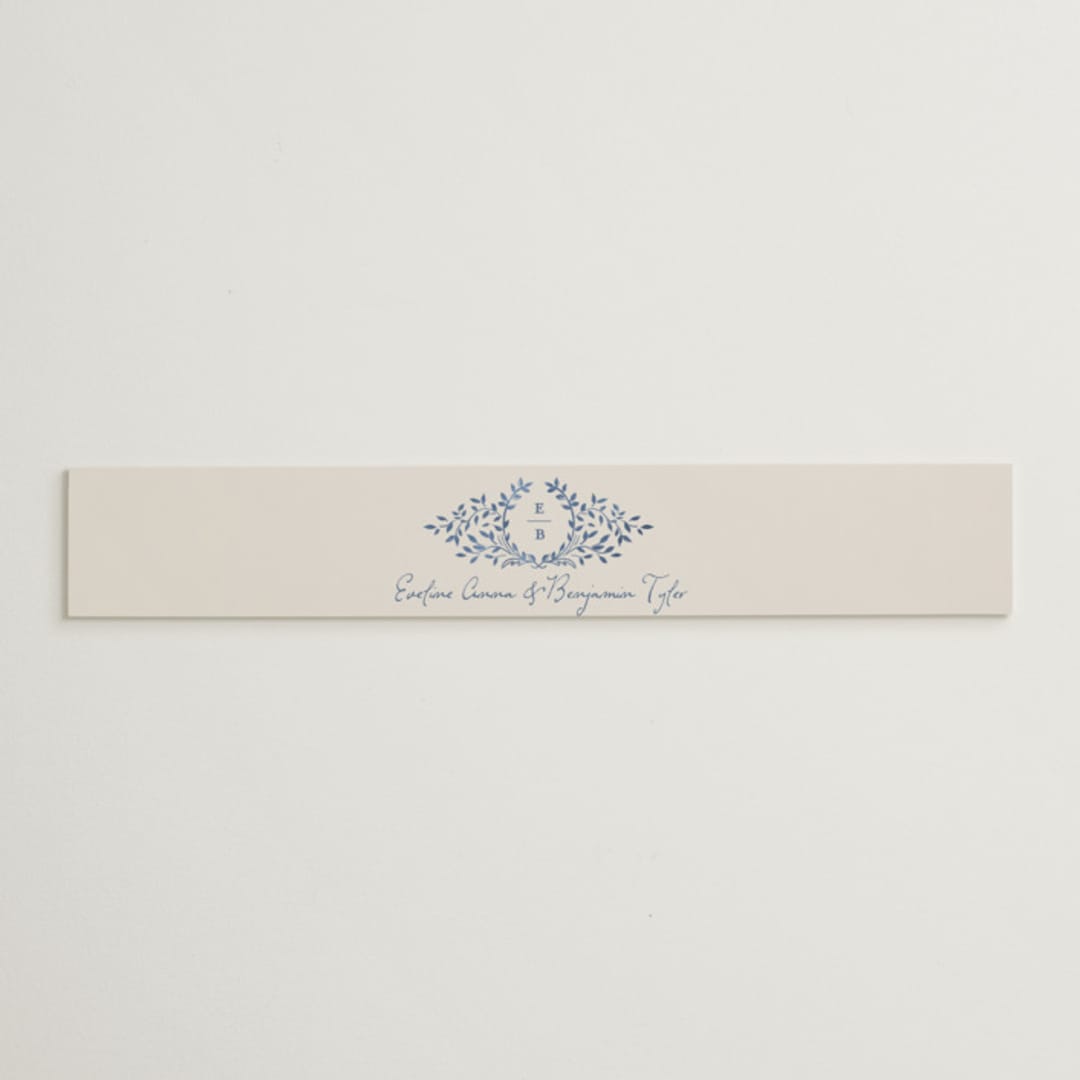 "Pavilion" - Belly Bands in Navy by Petra Kern - Assembled with Invitation
