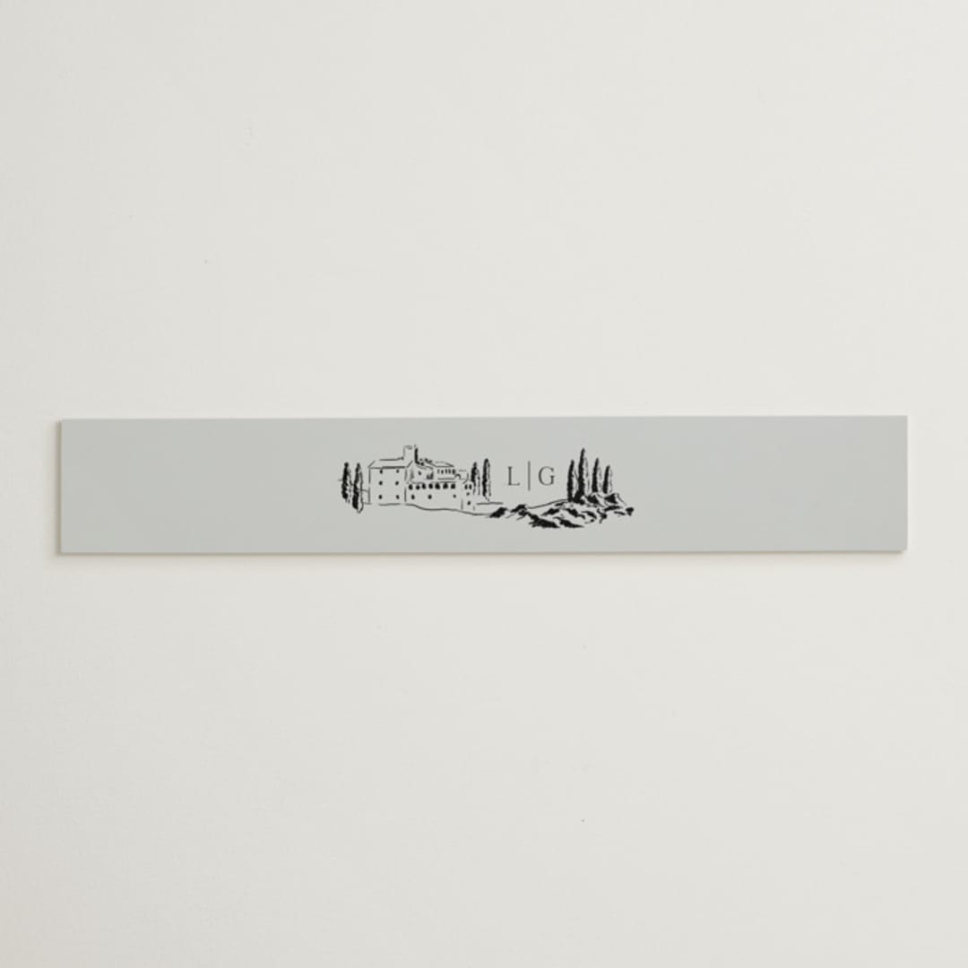"Countryside Villa" - Belly Bands in Noir by Shiny Penny Studio - Assembled with Invitation