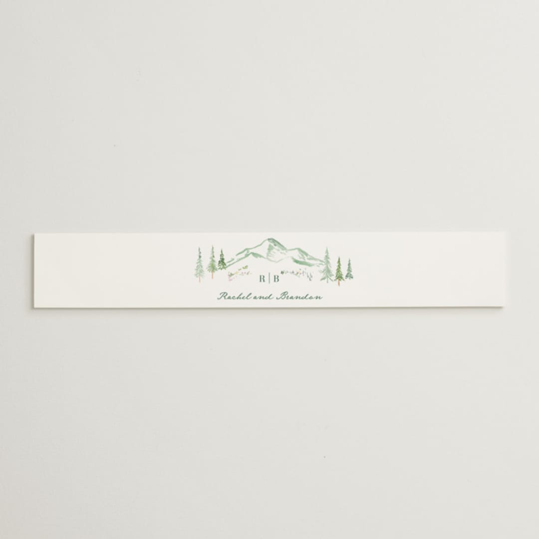 "Plain Air" - Belly Bands in Meadow by Petra Kern - Assembled with Invitation