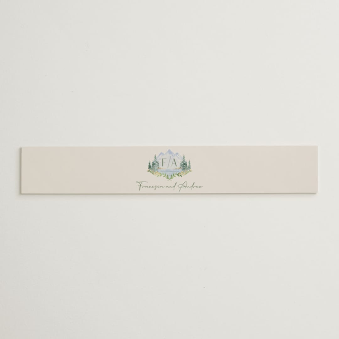 "Miniature Mountainscape" - Belly Bands in Summer by Petra Kern - Assembled with Invitation