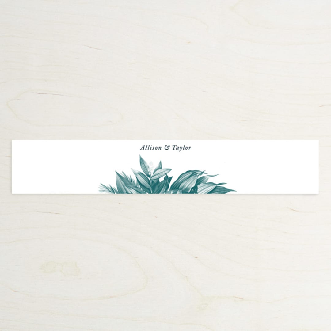 "Moonlit Garden" - Belly Bands in Twilight by GeekInk Design - Assembled with Invitation