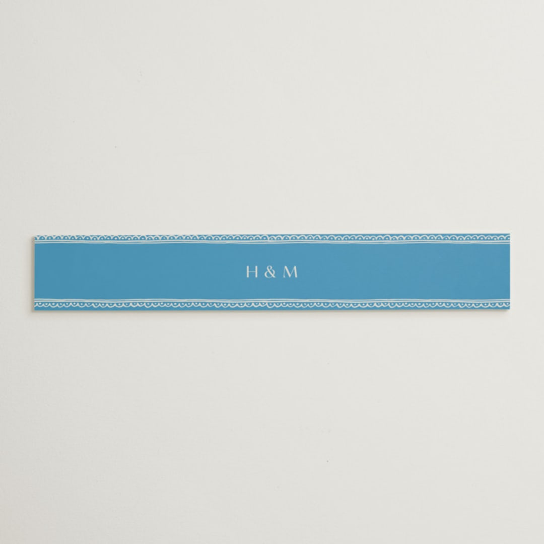 "Mediterraneo" - Belly Bands in Ocean by Pati Cascino - Assembled with Invitation