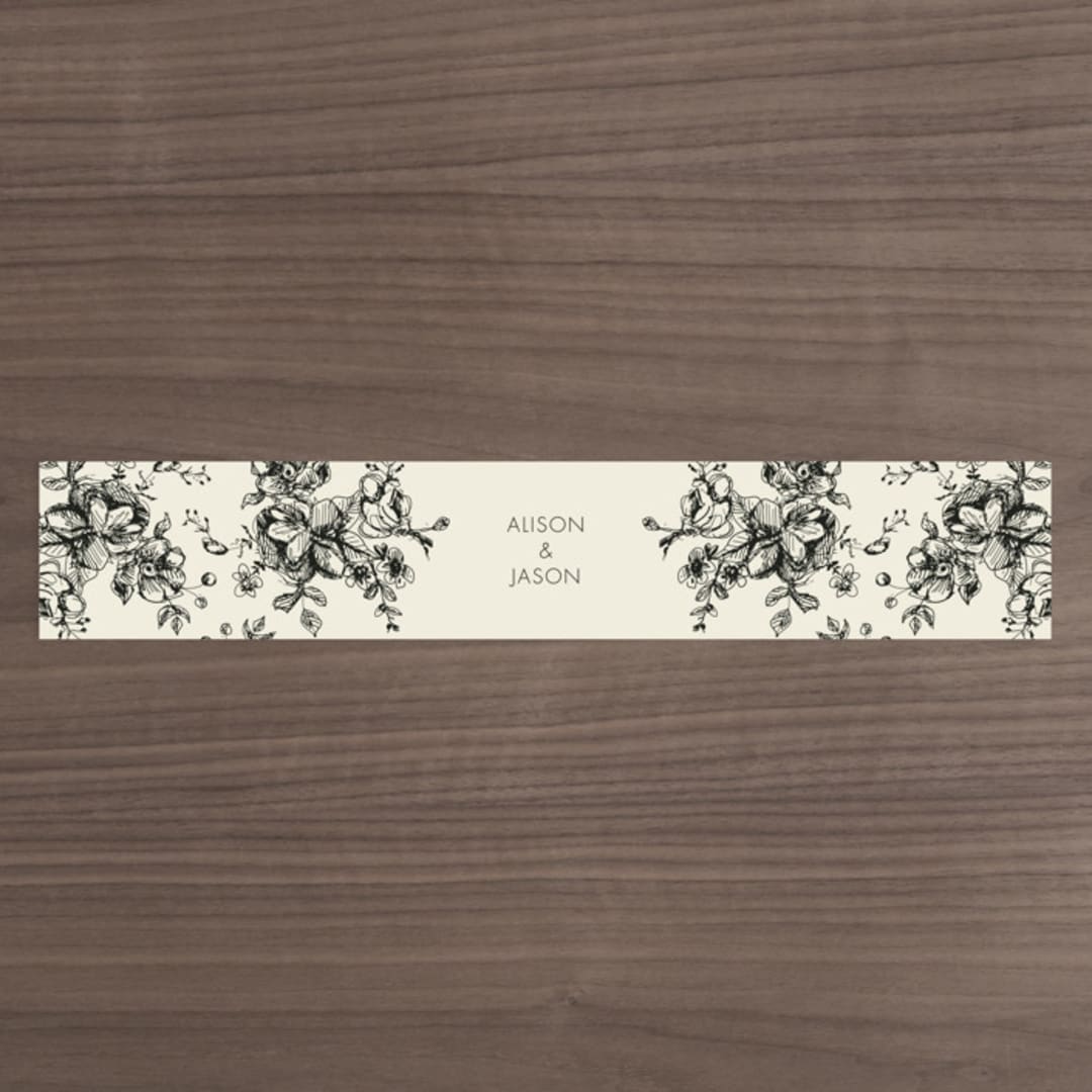 "Elegance Illustrated" - Belly Bands in Beige by Phrosné Barwood - Assembled with Invitation