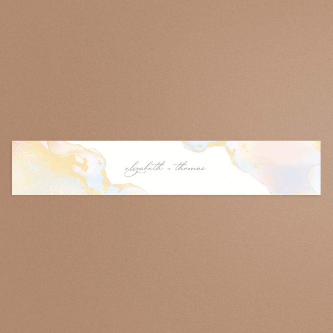 "The whisper of the waves" - Belly Bands in Sunrise by Helen Halik - Assembled with Invitation