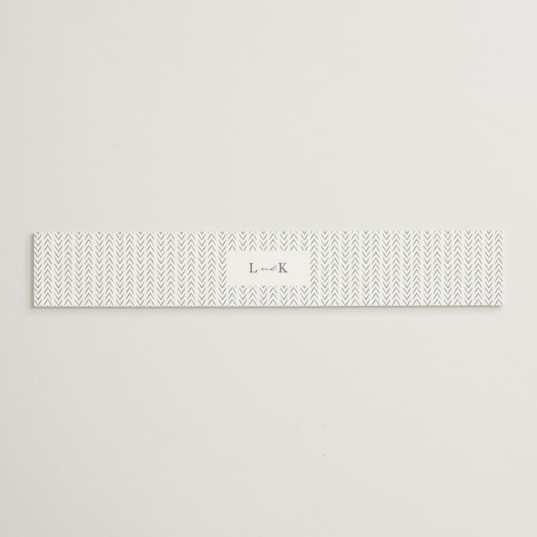 "Mountainview" - Belly Bands in Pewter by Sarah Brown - Assembled with Invitation
