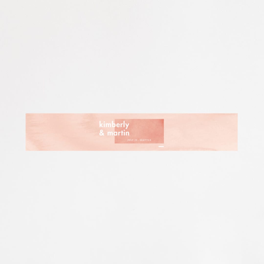 "Contemporary" - Belly Bands in Peony by Liz Conley - Assembled with Invitation