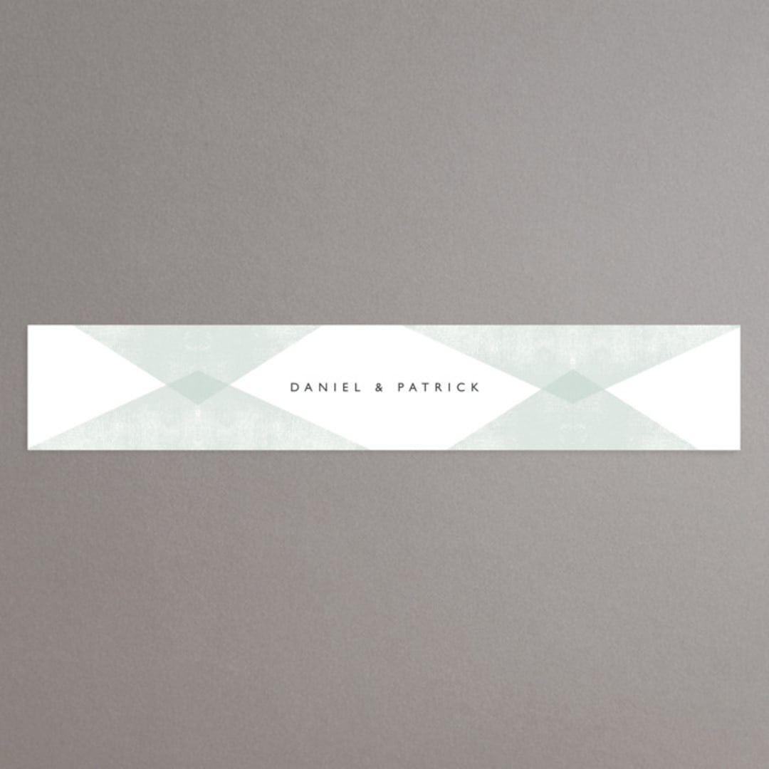 "Elegantly Minimal" - Belly Bands in Seafoam by itsjensworld - Assembled with Invitation