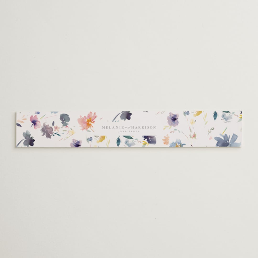 "Cheerful Bouquet" - Belly Bands in Chardonnay by Lori Wemple - Assembled with Invitation