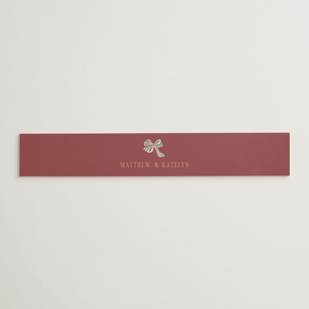 "Ruban en Fleur" - Belly Bands in Rose by Itsy Belle Studio - Assembled with Invitation