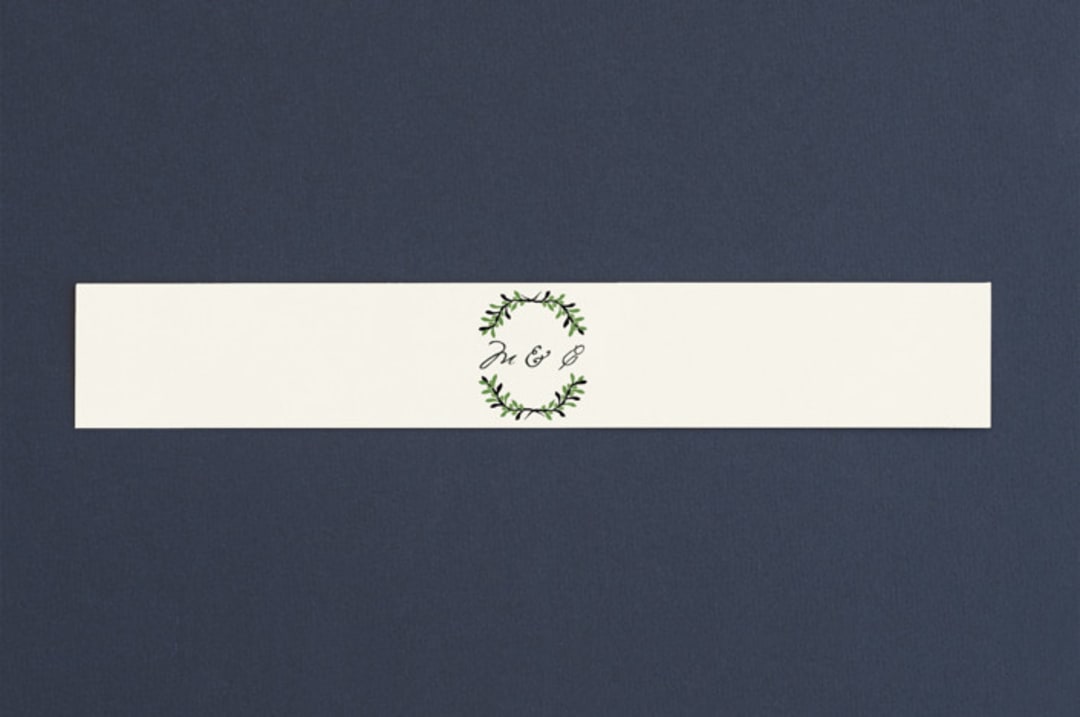 "Italiano" - Belly Bands in Olive by Yolanda Mariak Chendak - Assembled with Invitation