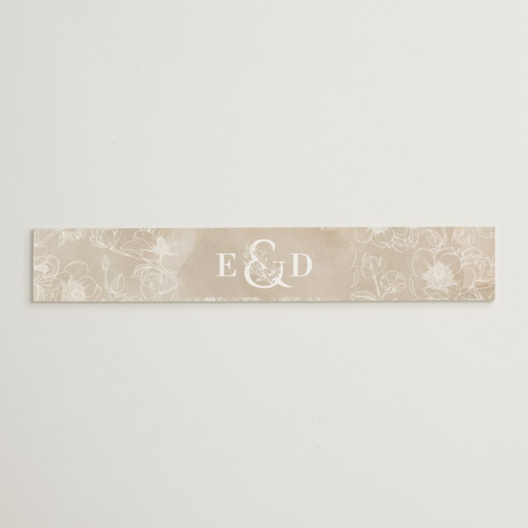 Floral Ampersand Monogram