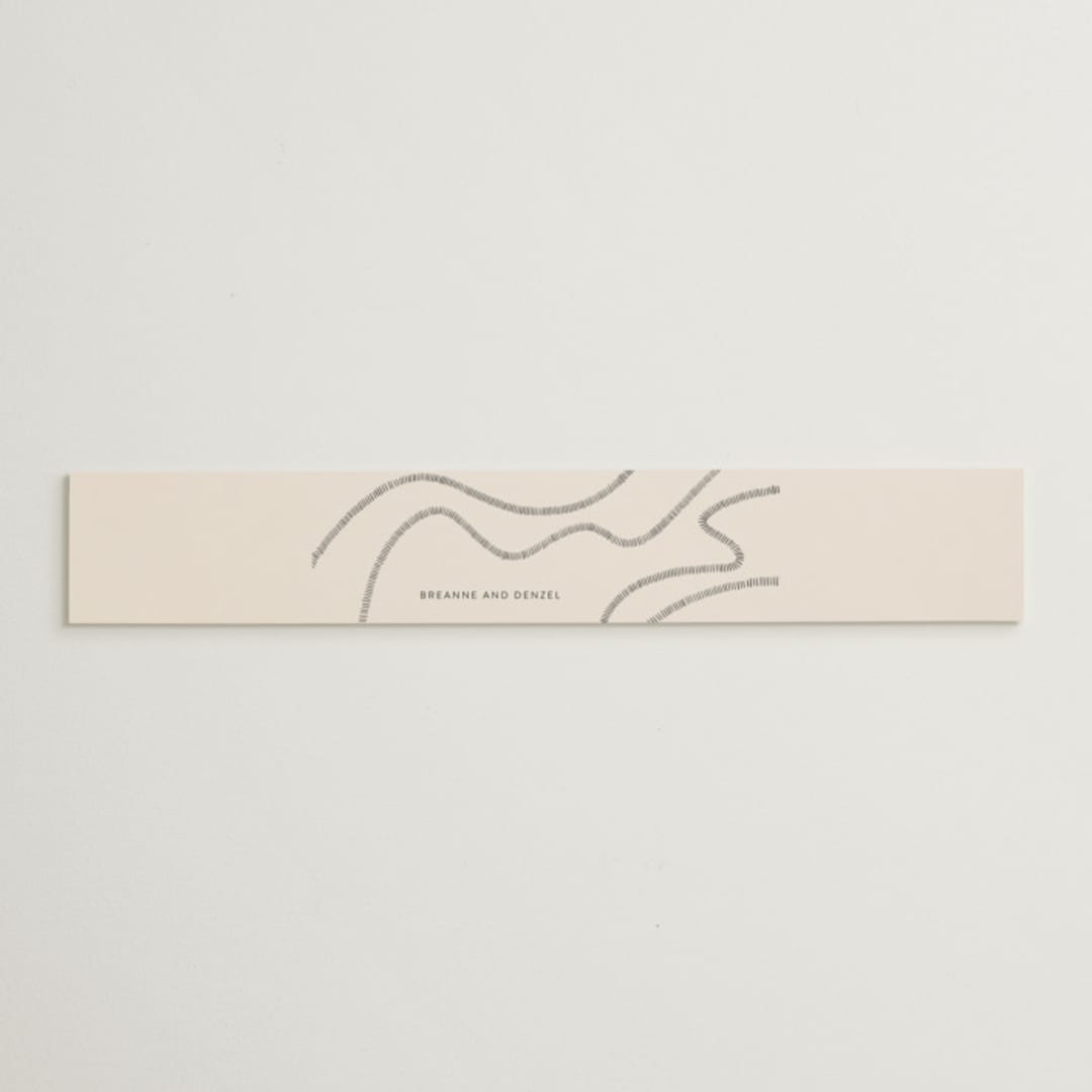 "Wavy" - Belly Bands in Jet by Jen Owens - Assembled with Invitation