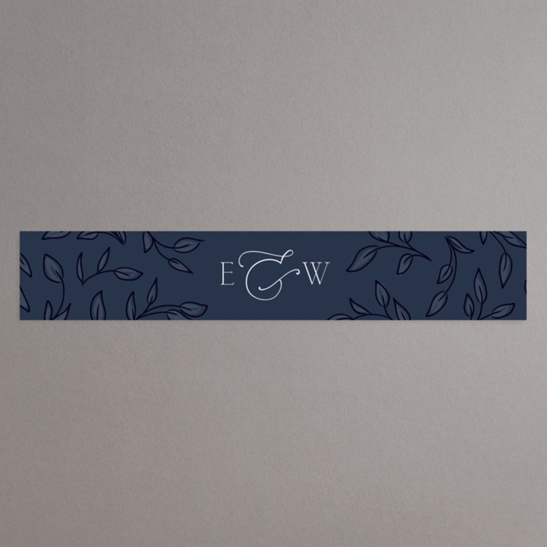 "Forever Intertwined" - Belly Bands in Navy by Lindsay Stetson Thompson - Assembled with Invitation