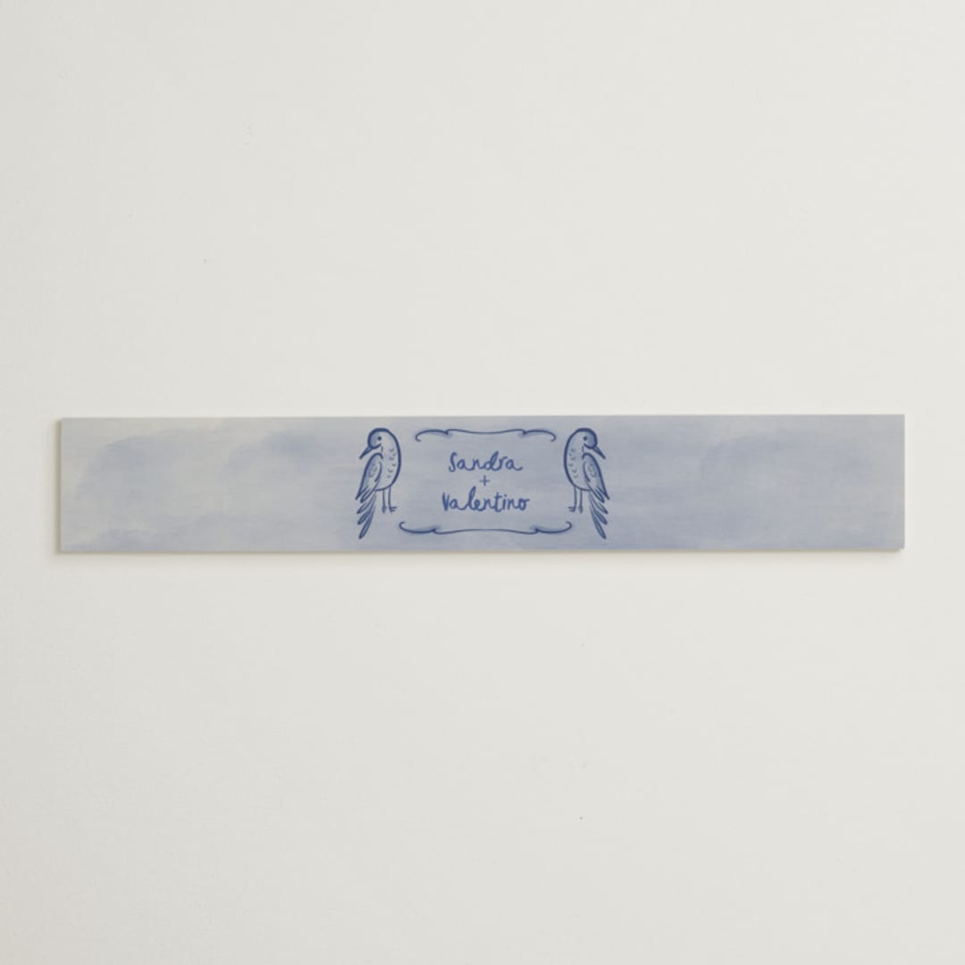 "Santa Catalina" - Belly Bands in Marseille Bleu by Ani Somi - Assembled with Invitation