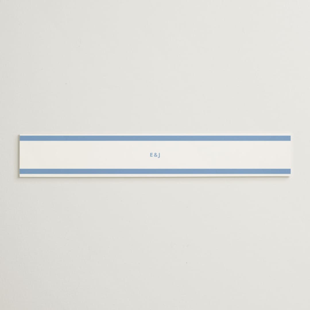 "Montauk" - Belly Bands in Blue Bell by Megan Davis - Assembled with Invitation