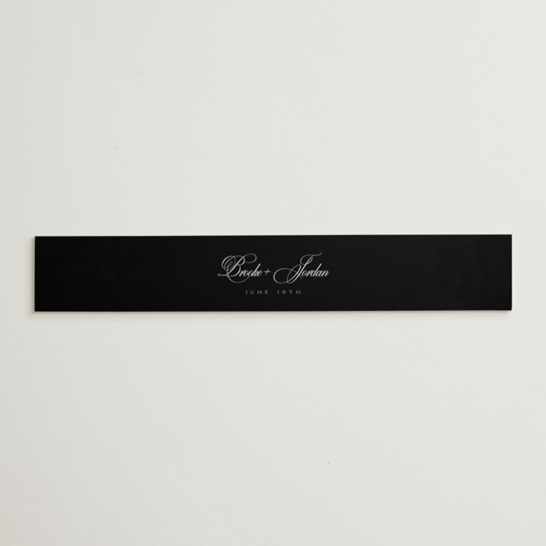 "Side by Side" - Belly Bands in Tuxedo by Orasie - Assembled with Invitation