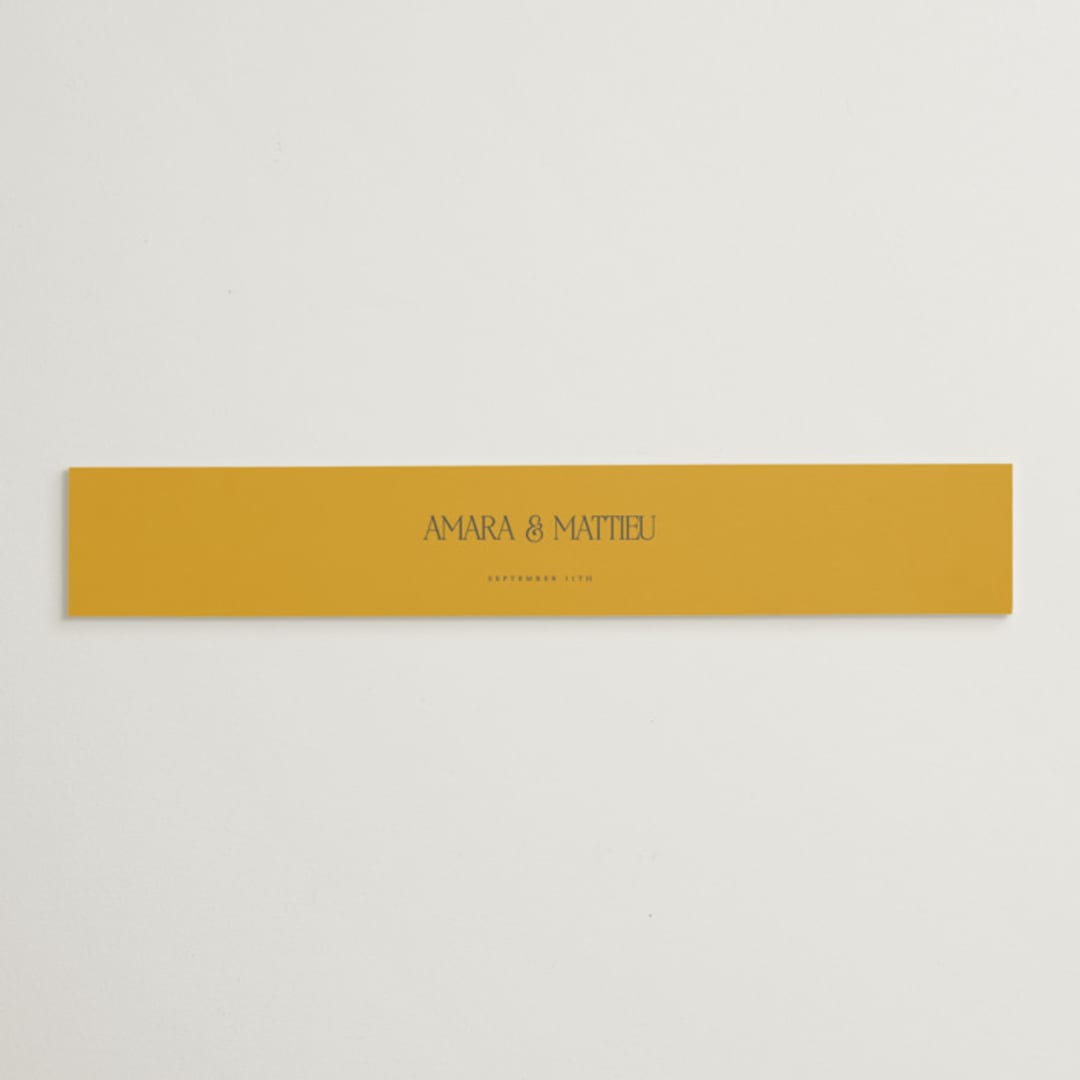 "Vintage Wildflowers" - Belly Bands in Yolk by Morgan Kendall - Assembled with Invitation