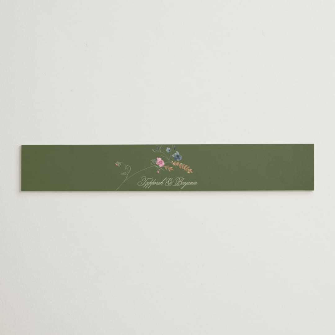 "whimsey floral" - Belly Bands in English Garden by Phrosné Barwood - Assembled with Invitation