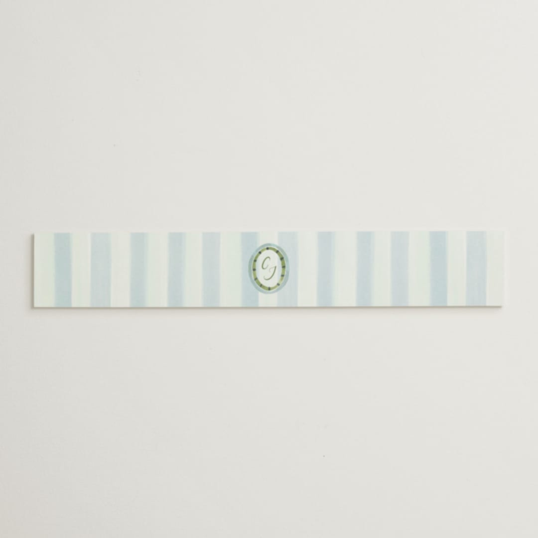 "Alento" - Belly Bands in Celeste by Pati Cascino - Assembled with Invitation