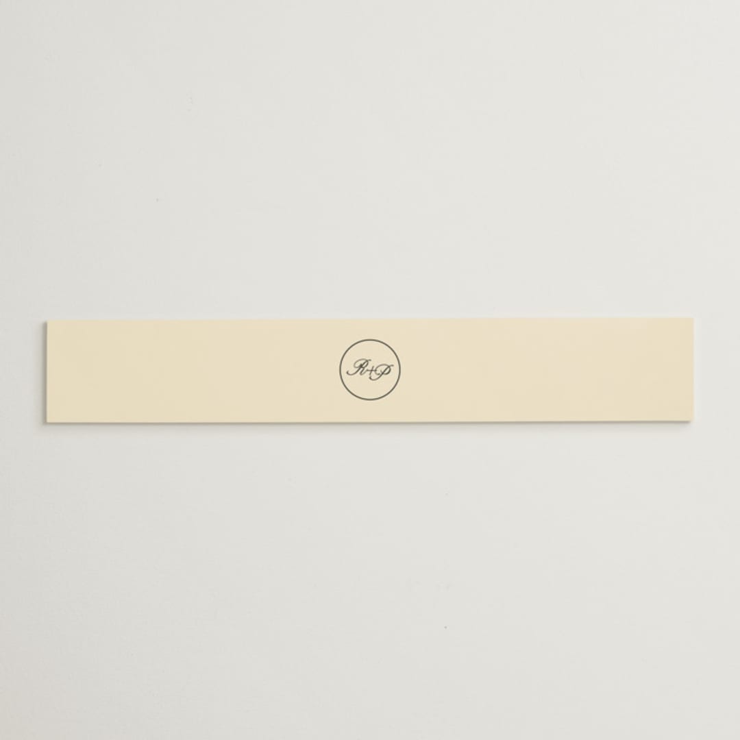"Elegant and Formal" - Belly Bands in Sunshine by Jen Ramsey - Assembled with Invitation