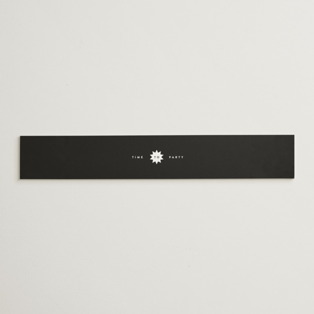 "Bold Stack" - Belly Bands in Noir by Alethea and Ruth - Assembled with Invitation