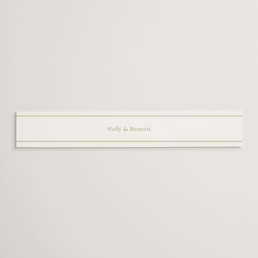 "Perriand" - Belly Bands in Moss by Megan Davis - Assembled with Invitation
