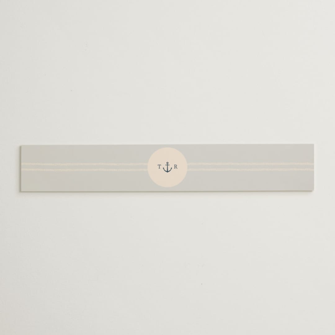 "nautical nuptials" - Belly Bands in Sea Breeze by Rebecca Durflinger - Assembled with Invitation