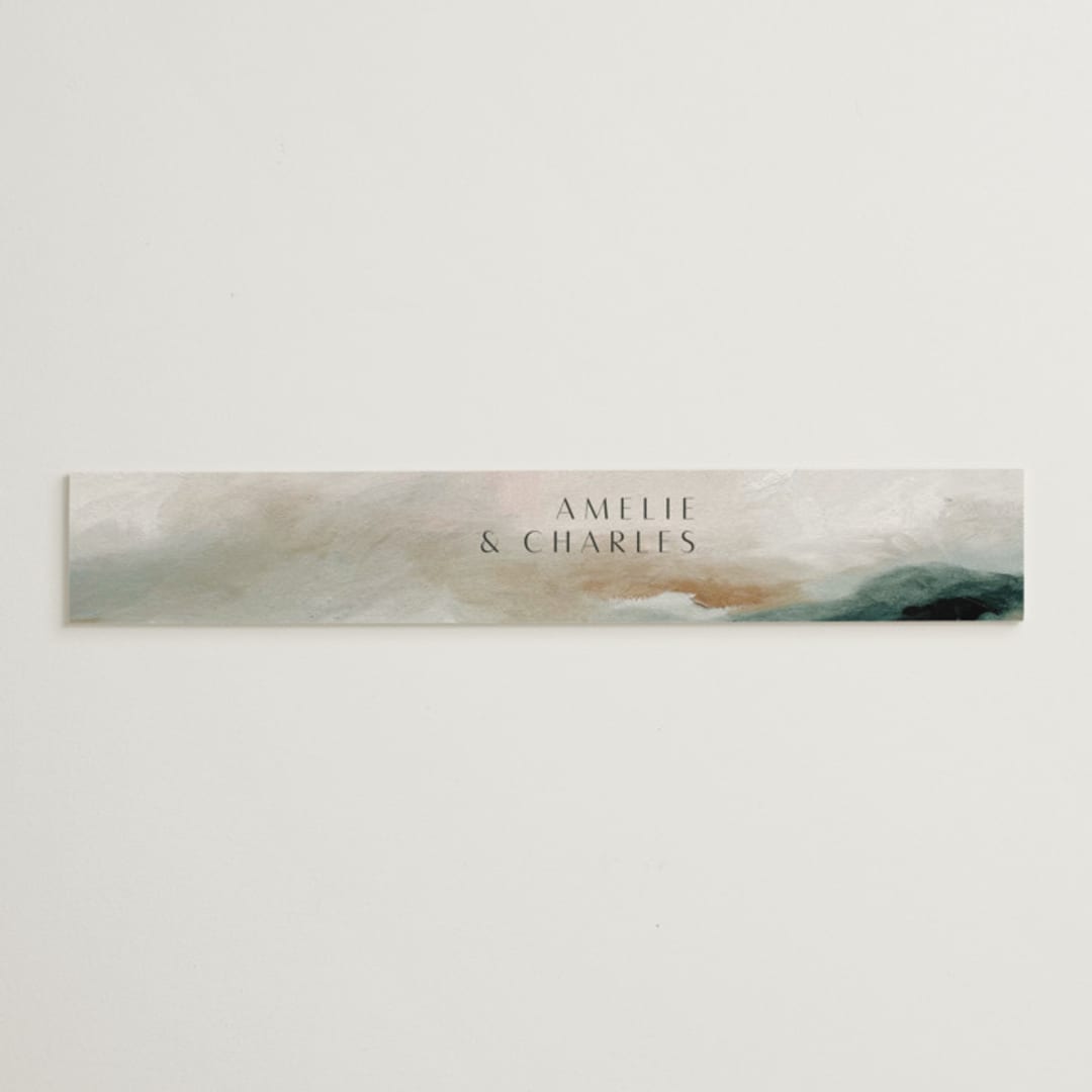 "Sunset Waves" - Belly Bands in Marine by Nicoletta Savod - Assembled with Invitation