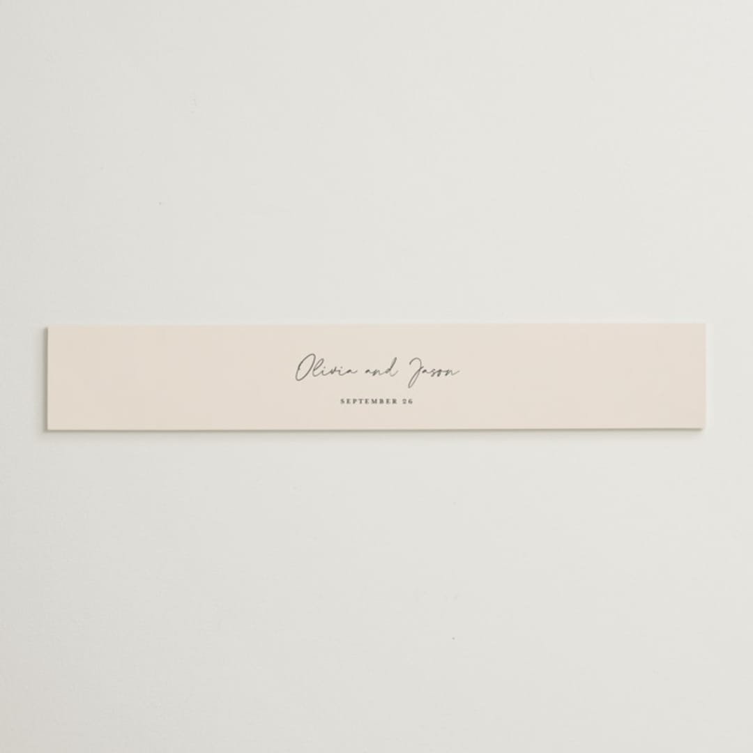 "Splendid" - Belly Bands in Ecru by Sandra Picco Design - Assembled with Invitation