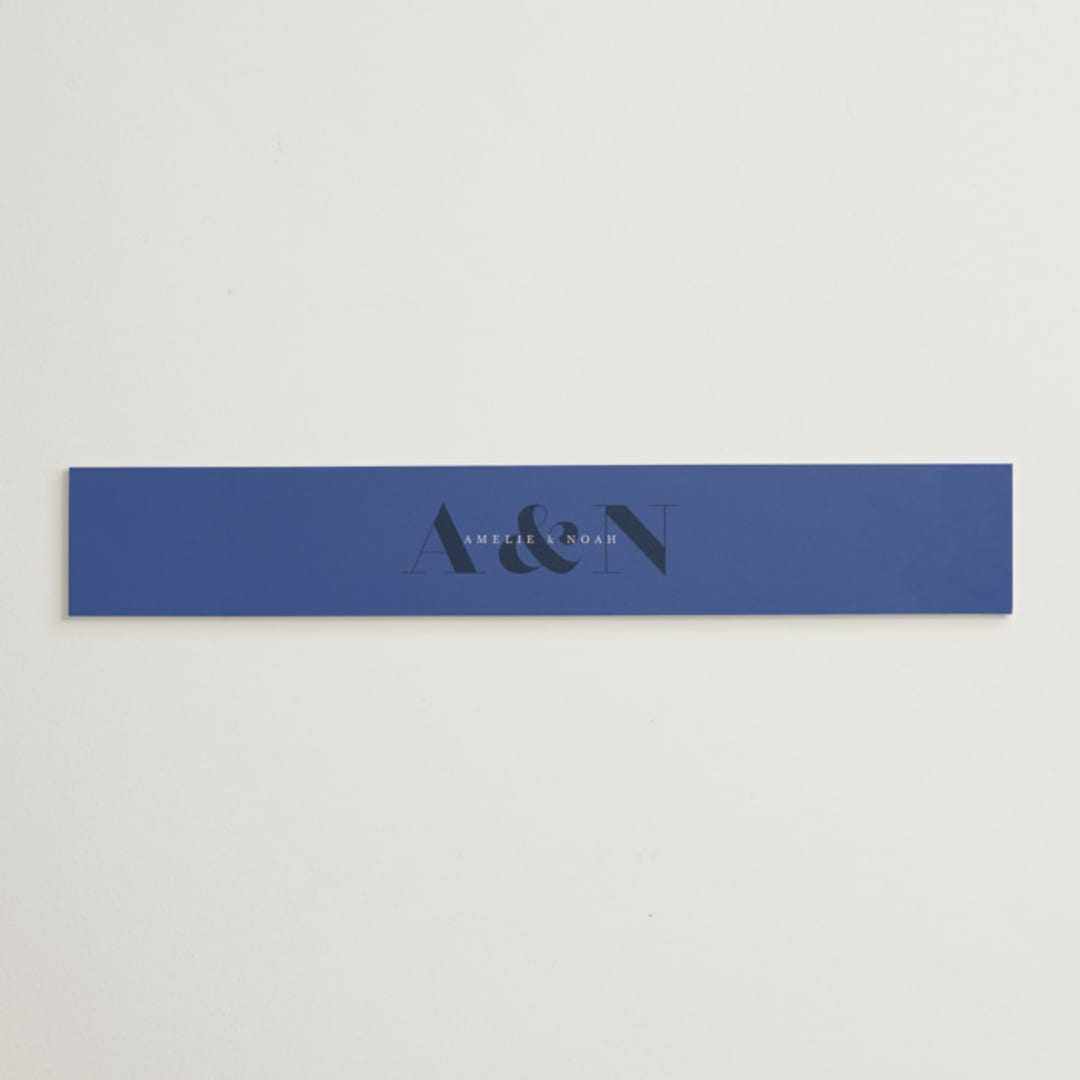 "Centro" - Belly Bands in Marseille Bleu by Up Up Creative - Assembled with Invitation