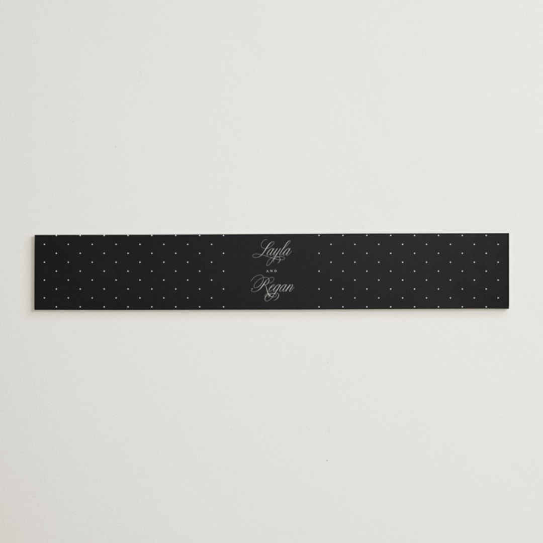 "Simply Classic" - Belly Bands in Ebony by Laura Hamm - Assembled with Invitation