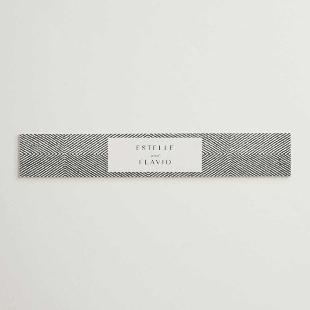 "Elegant Ethno" - Belly Bands in Noir by FRANI - Assembled with Invitation