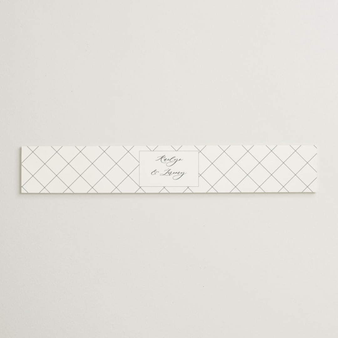 "Minimalist Photo" - Belly Bands in Ivory by Nicole Walsh - Assembled with Invitation