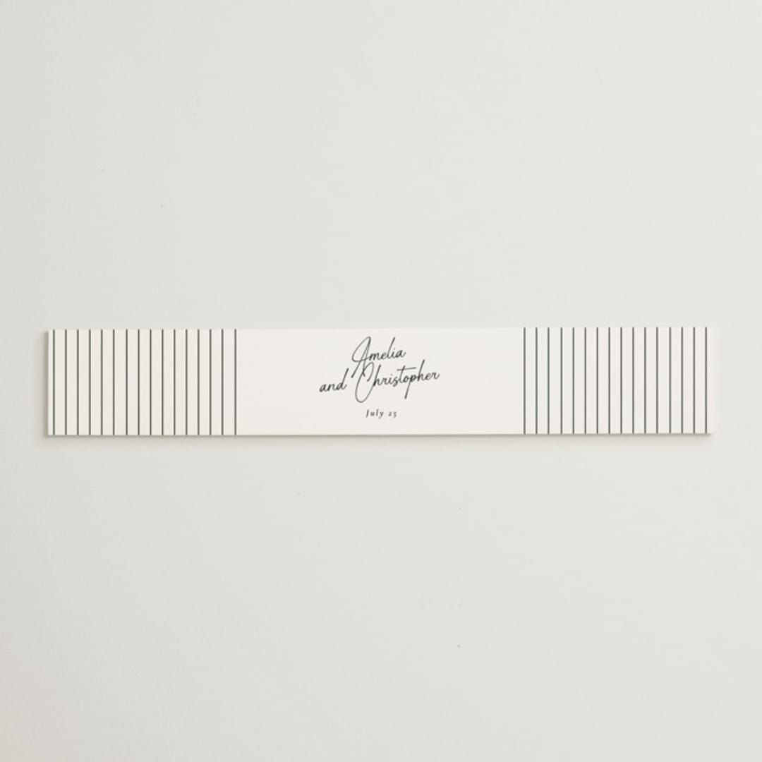 "Opera" - Belly Bands in Tuxedo by Jackie Mangiolino - Assembled with Invitation