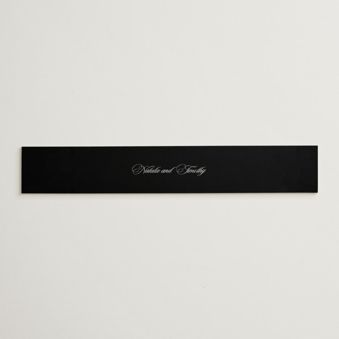 "Sincerity" - Belly Bands in Noir by Kimberly FitzSimons - Assembled with Invitation