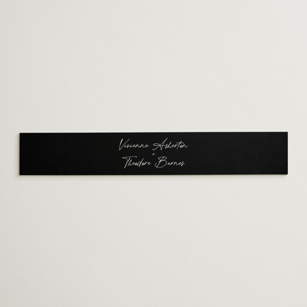 "A formal request" - Belly Bands in Jet by Lea Delaveris - Assembled with Invitation